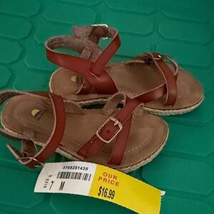 Chic Tan Kids Sandals
